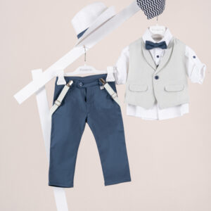 Βαπτιστικό ρούχο αγόρι Piccolino Nico Cobalt