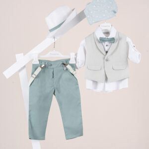 Βαπτιστικό ρούχο αγόρι Piccolino Nico Mint
