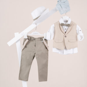 Βαπτιστικό ρούχο αγόρι Piccolino Nico Sage