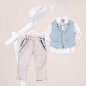 Βαπτιστικό ρούχο αγόρι Piccolino Nico Sand