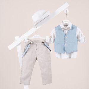 Βαπτιστικό ρούχο αγόρι Piccolino Stefano Sand