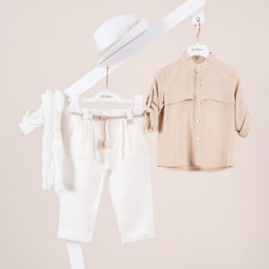 Βαπτιστικό ρούχο αγόρι Piccolino Giorgio Beige