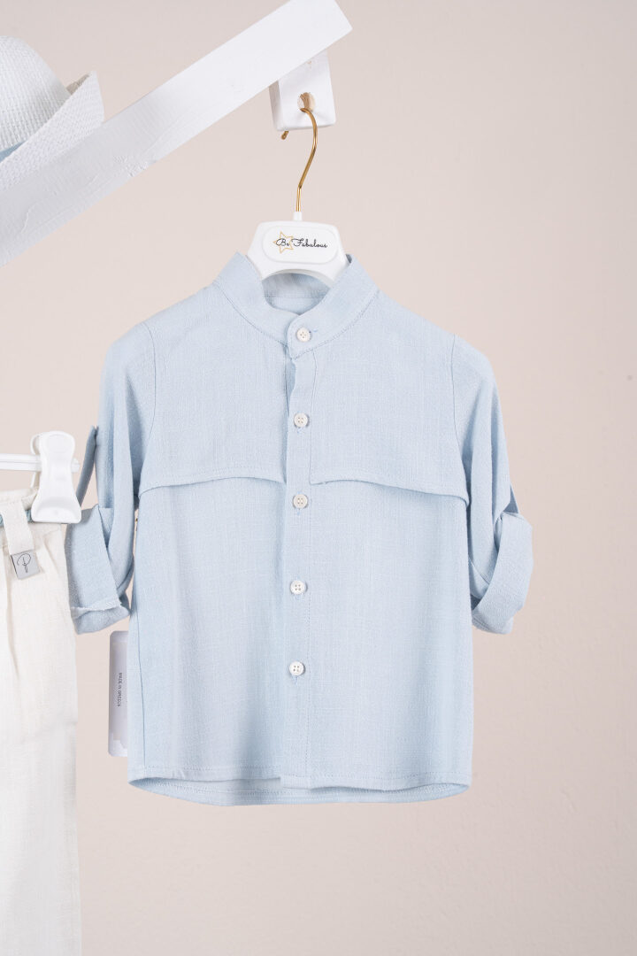 Βαπτιστικό ρούχο αγόρι Piccolino Giorgio Light Blue - Image 2