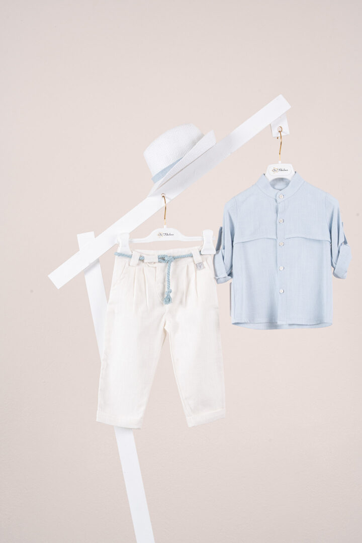 Βαπτιστικό ρούχο αγόρι Piccolino Giorgio Light Blue