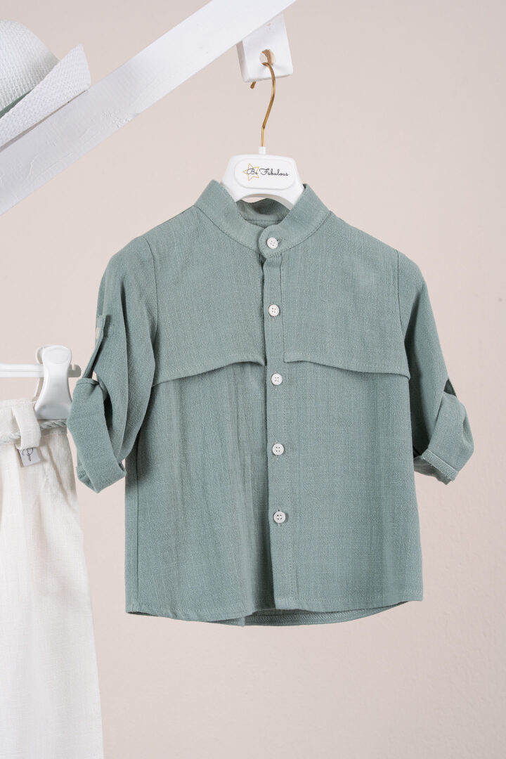 Βαπτιστικό ρούχο αγόρι Piccolino Giorgio Mint - Image 2