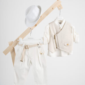 Βαπτιστικό ρούχο αγόρι Piccolino Furilo Off White