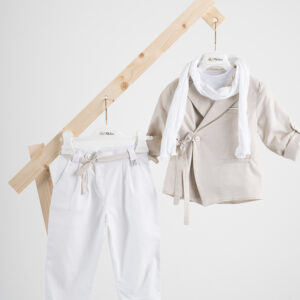 Βαπτιστικό ρούχο αγόρι Piccolino Stefan Beige