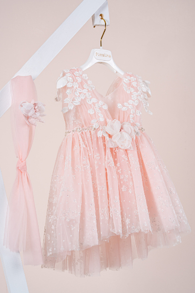 Βαπτιστικό φόρεμα Piccolino Filomena Pink