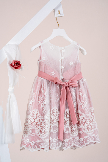 Βαπτιστικό φόρεμα Piccolino Alessia Rose - Image 3