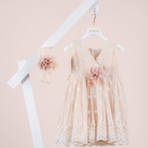 Βαπτιστικό φόρεμα Piccolino Marisol Nude