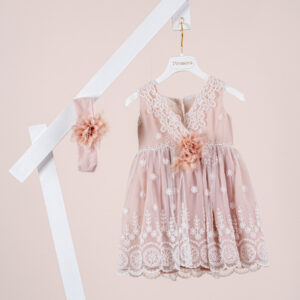 Βαπτιστικό φόρεμα Piccolino Marisol Powder