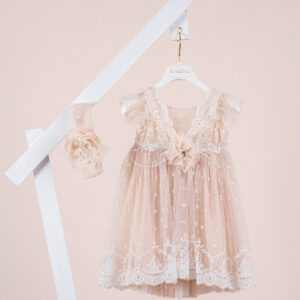 Βαπτιστικό φόρεμα Piccolino Monroe Powder