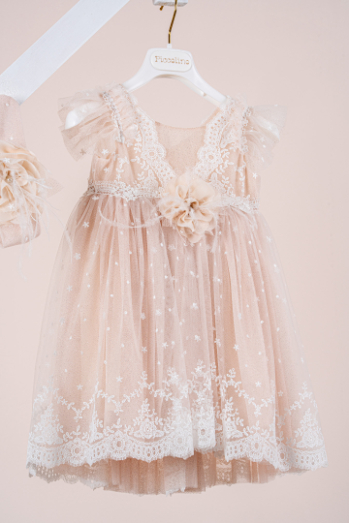 Βαπτιστικό φόρεμα Piccolino Monroe Powder - Image 2