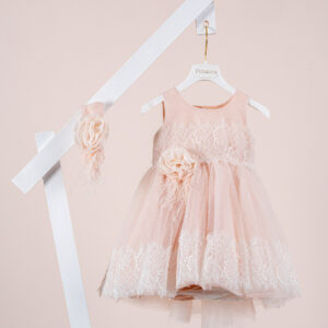 Βαπτιστικό φόρεμα Piccolino Marcella Peach