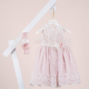 Βαπτιστικό φόρεμα Piccolino Melody Pink