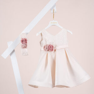 Βαπτιστικό φόρεμα Piccolino Carolina Champagne