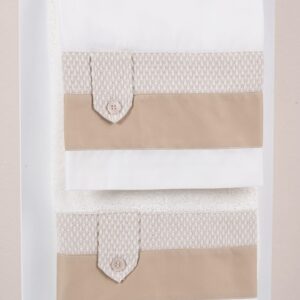 Βαπτιστικά λαδόπανα για αγόρι Piccolino Andre Beige