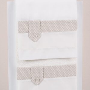 Βαπτιστικά λαδόπανα για αγόρι Piccolino Andre Ivory