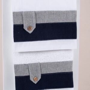 Βαπτιστικά λαδόπανα για αγόρι Piccolino Emilio Navy