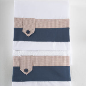 Βαπτιστικά λαδόπανα για αγόρι Piccolino Francisco Cobalt