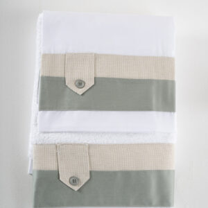 Βαπτιστικά λαδόπανα για αγόρι Piccolino Francisco Mint