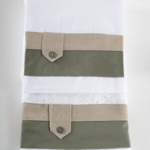 Βαπτιστικά λαδόπανα για αγόρι Piccolino Gustavo Olive