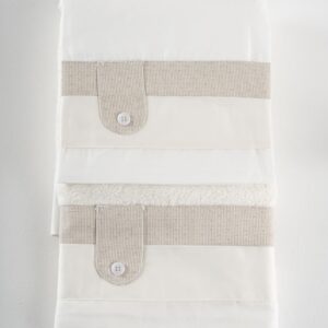 Βαπτιστικά λαδόπανα για αγόρι Piccolino Pablo Ivory