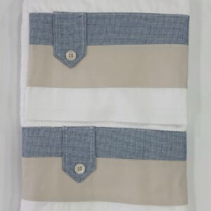 Βαπτιστικά λαδόπανα για αγόρι Piccolino Francisco Blue Sand