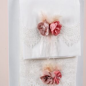 Βαπτιστικά λαδόπανα για κορίτσι Piccolino Alessia Ivory