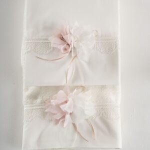 Βαπτιστικά λαδόπανα για κορίτσι Piccolino Beatrice Ivory