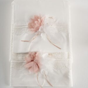 Βαπτιστικά λαδόπανα για κορίτσι Piccolino Beatrice Puce