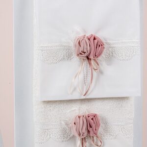 Βαπτιστικά λαδόπανα για κορίτσι Piccolino Carolina Champagne