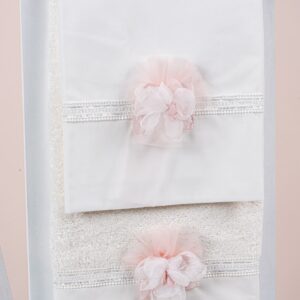 Βαπτιστικά λαδόπανα για κορίτσι Piccolino Filomena Pink