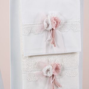 Βαπτιστικά λαδόπανα για κορίτσι Piccolino Ines Ivory